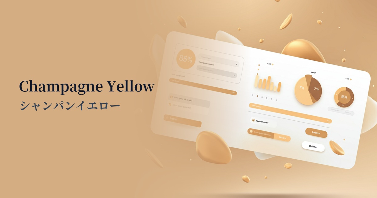 シャンパンイエロー
