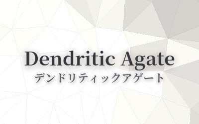 Dendritic Agate - デンドリティックアゲート